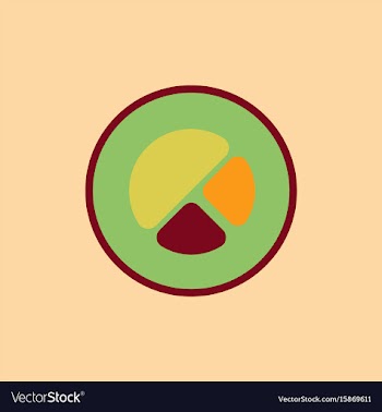 Sushi roll piece japanese food sushi roll with vector image