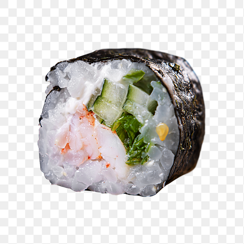 Sushi roll png sticker, transparent | Free PNG - rawpixel