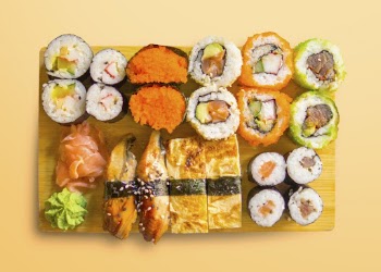 Sushi set sticker, food photography | Free PSD - rawpixel