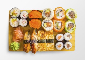 Sushi set sticker, food photography | Free PSD - rawpixel