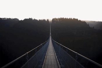 Suspension bridge border collage element | Free PSD - rawpixel