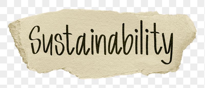 Sustainability png word sticker, ripped | Free PNG - rawpixel