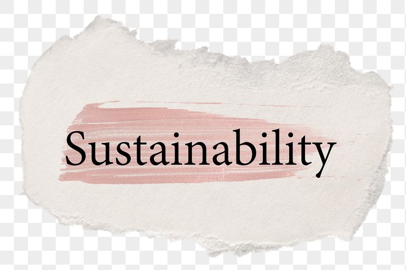 Sustainability png word sticker typography, | Free PNG - rawpixel