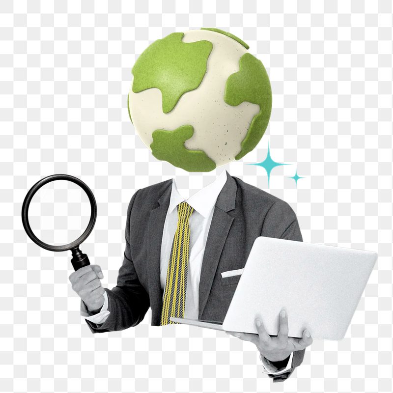 Sustainable business png sticker, globe | Free PNG - rawpixel