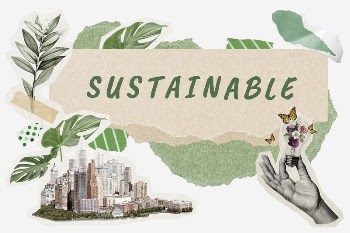 Sustainable word typography, environment aesthetic | Free Photo - rawpixel