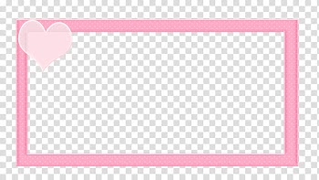 [SV/PS] Pink Heart Border, pink border line with heart transparent background PNG clipart