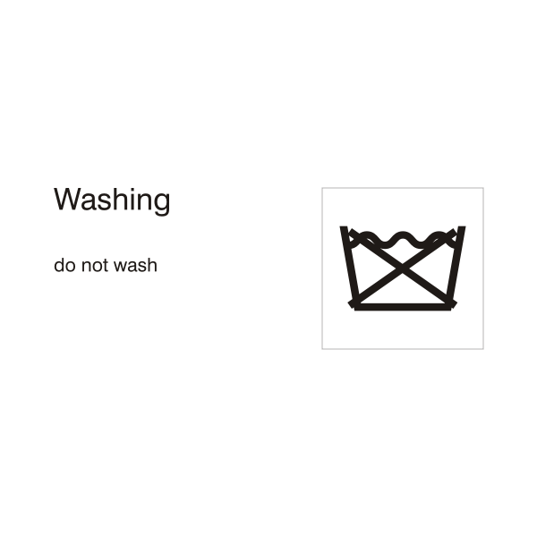 SVG 039039Do not wash039039 symbol
