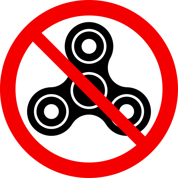 SVG 039039No figet spinner039039 sign