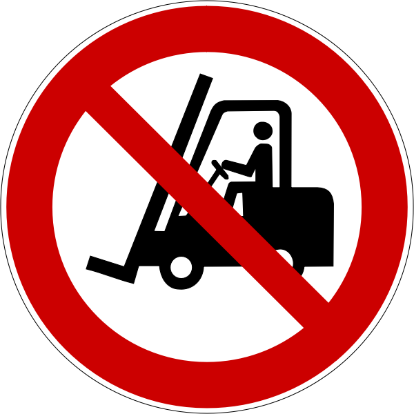 SVG 039039No forklifts039039 symbol