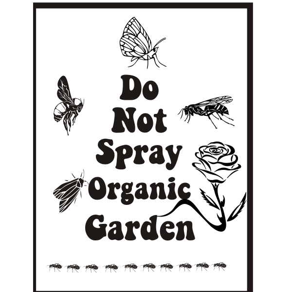 SVG 039039No organic garden spray039039 message