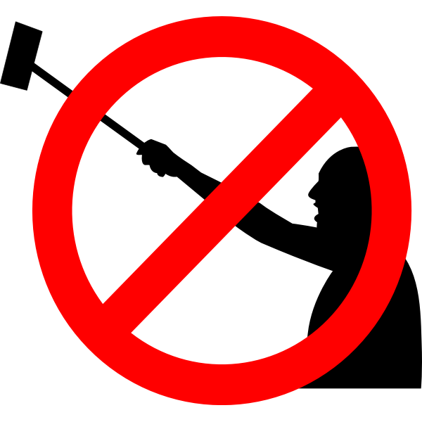 SVG 039039No selfie sticks039039 symbol