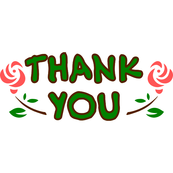 SVG 039039Thank you039039 decoration