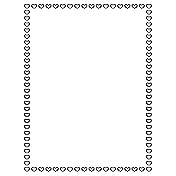 SVG 1-Bit Hearts