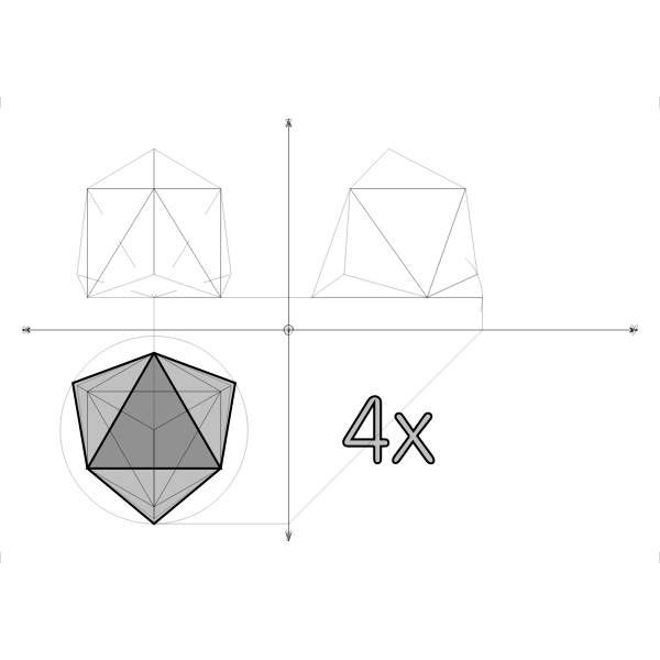 SVG 1010 from tetrahedron to geodesic dome frequncy 2n
