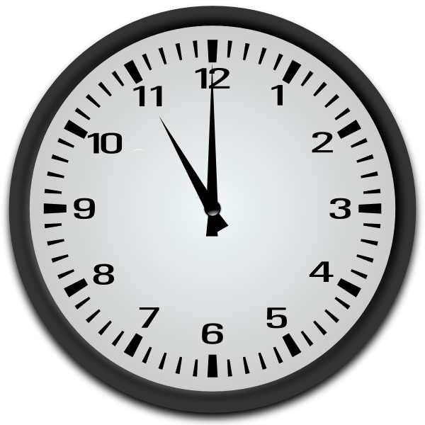 SVG 11clock