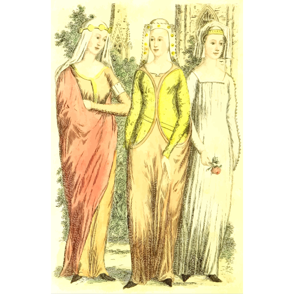 SVG 14th century039s girls