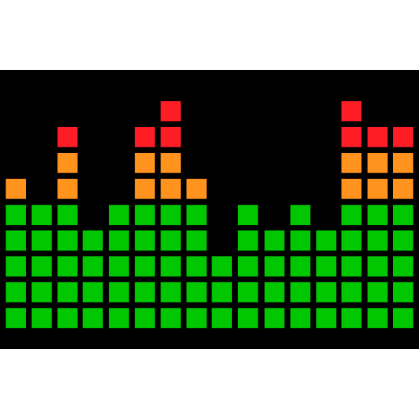 SVG 16 channel LED meter