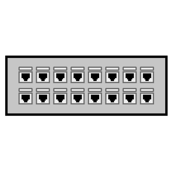 SVG 16-Port Patch Panel