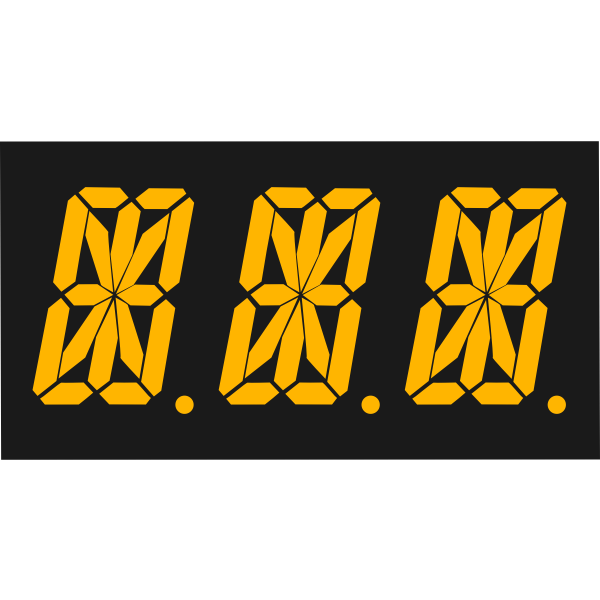 SVG 16 Segment LED