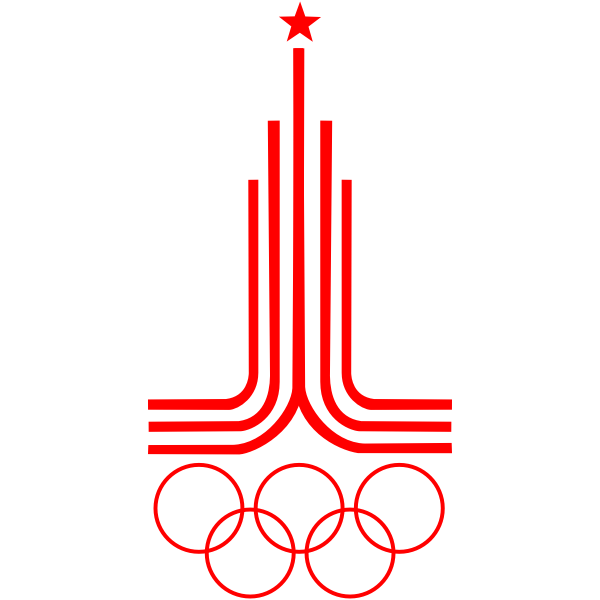 SVG 1980 Olympics vector image