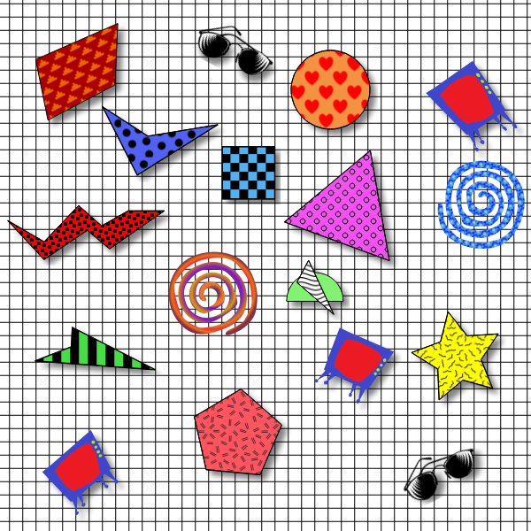 SVG 1980039s Pattern