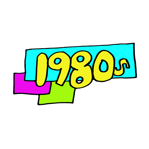 SVG 1980s Era Logo