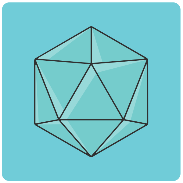 SVG 20 Sided Dice