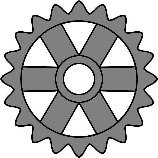SVG 20-tooth gear