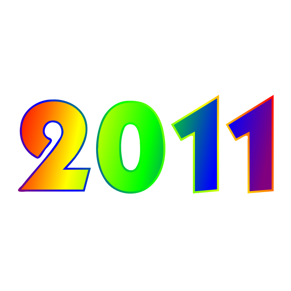 SVG 2011 rainbow sign