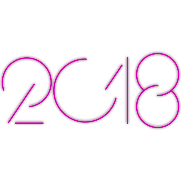 SVG 2018 year logotype