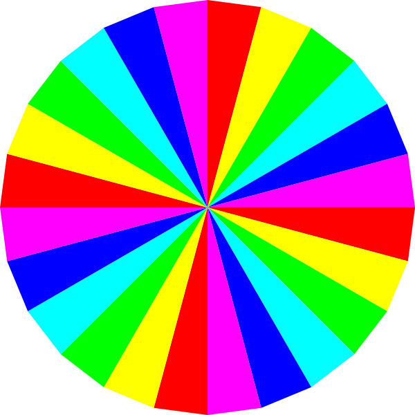 SVG 24gon 6 color