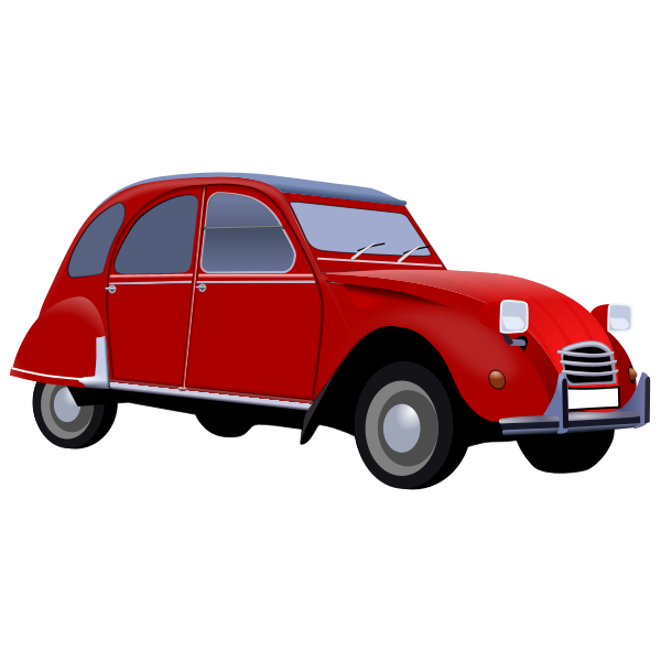 SVG 2cv4 Automobile Car