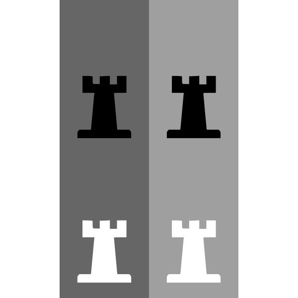 SVG 2D Chess set - Rook