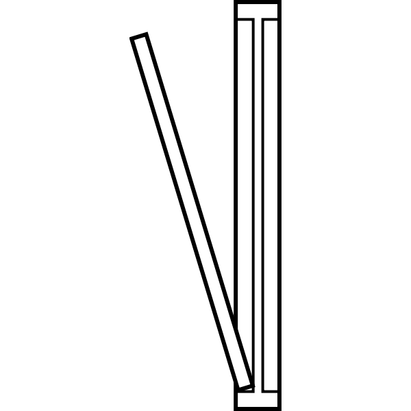 SVG 2D components - door 85cm