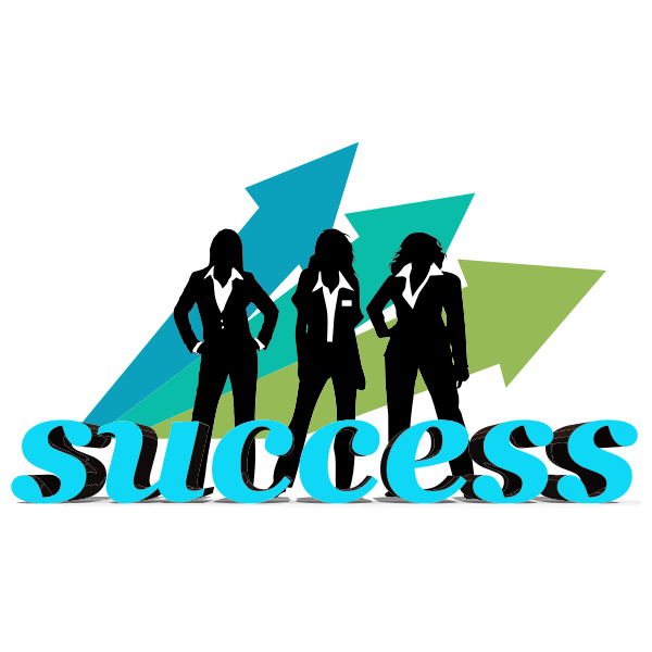 SVG 3 Businesswomen Success