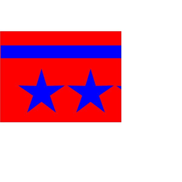 SVG 3 Star Flag