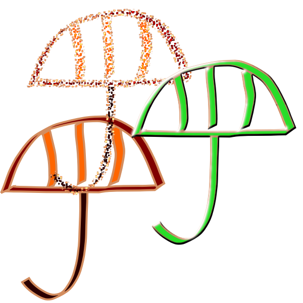 SVG 3 umbrellas