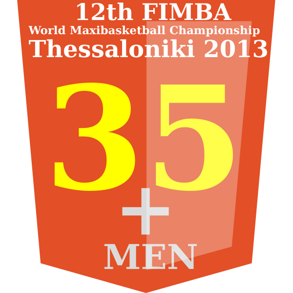 SVG 35 FIMBA championship logo idea vector graphics