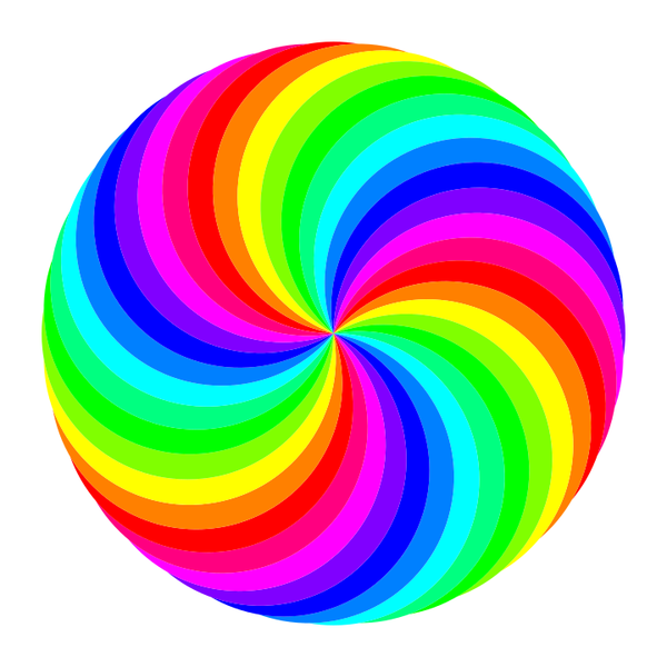 SVG 36 circle swirl 12 color