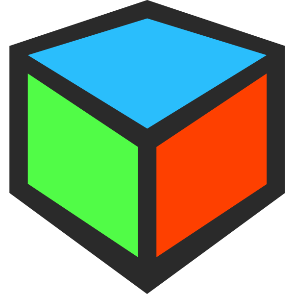 SVG 3D Cube Icon