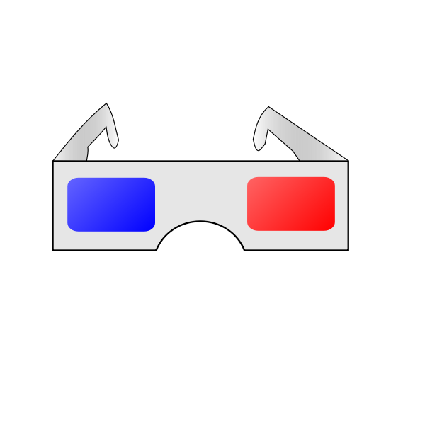 SVG 3D glasses