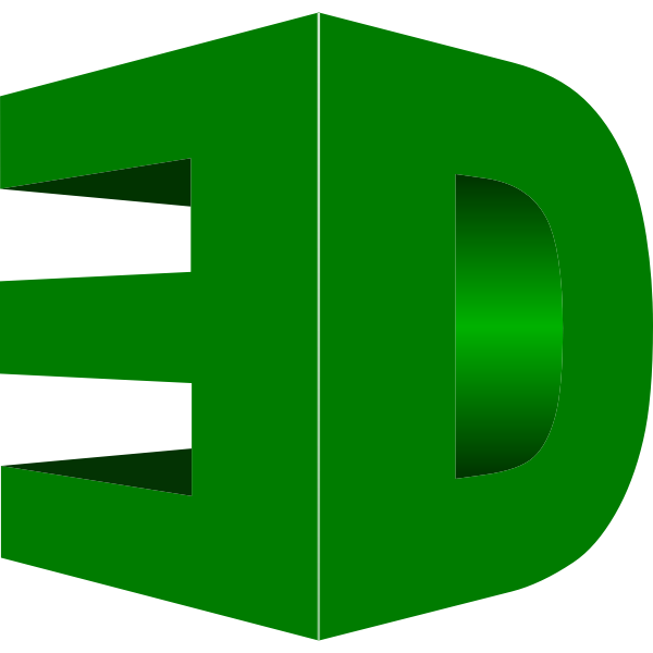 SVG 3D logo