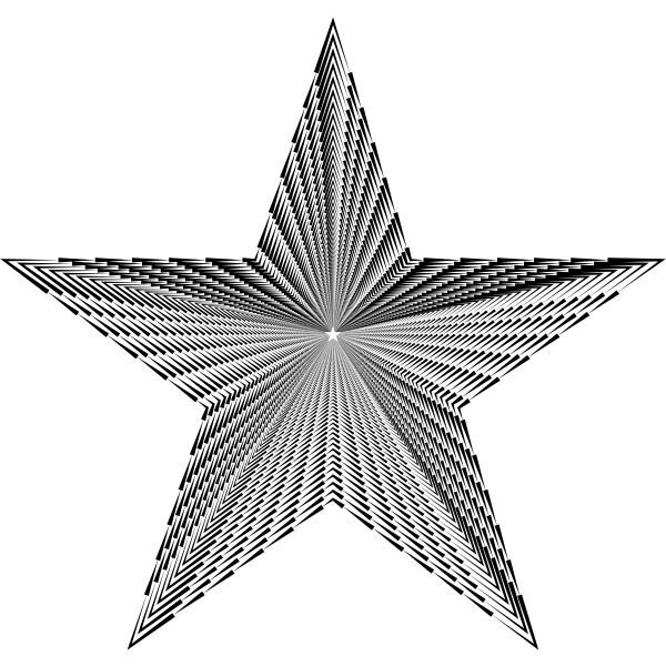 SVG 3D Star Spikes