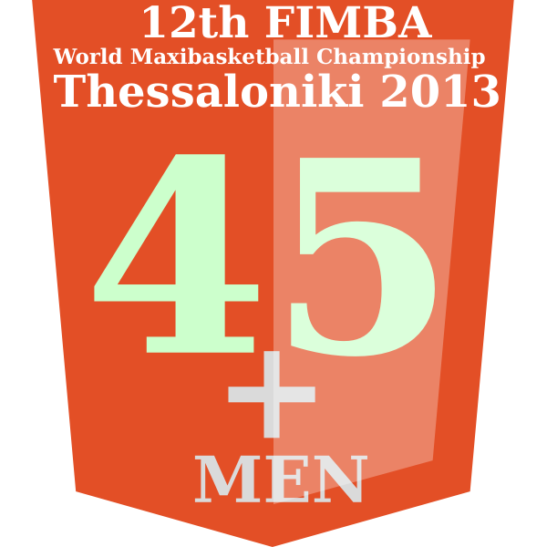 SVG 45 FIMBA championship logo idea vector clip art