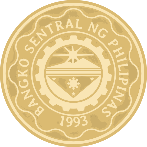 SVG 5 peso coin vector