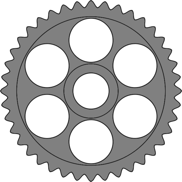 SVG 50-tooth gear