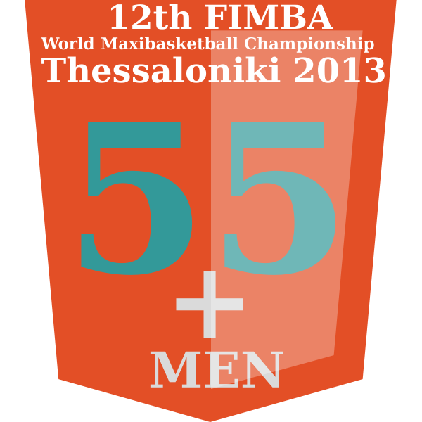 SVG 55 FIMBA championship logo idea vector illustration