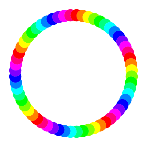 SVG 60 circle ring