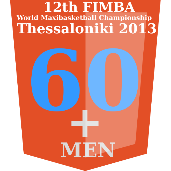 SVG 60 FIMBA championship logo idea vector drawing