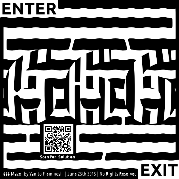 SVG 666 bad luck be gone maze